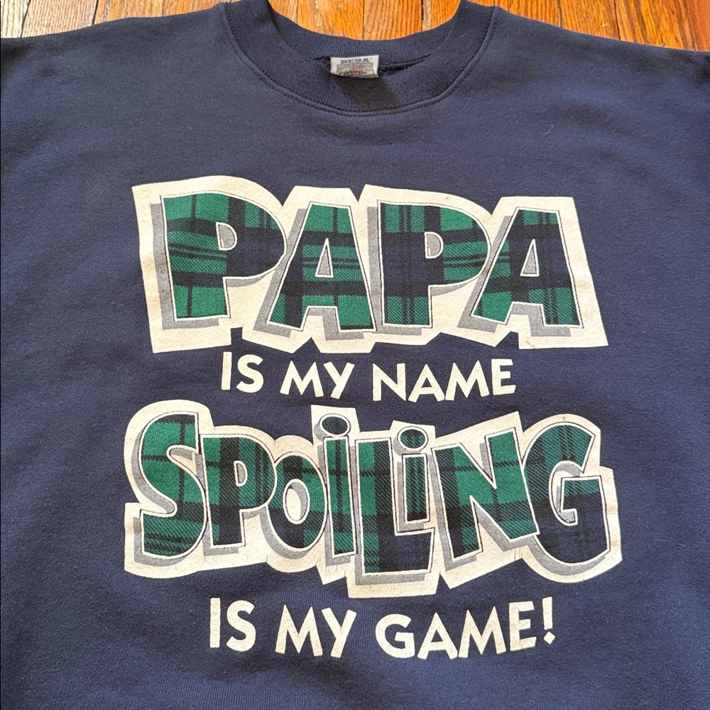 90’s Grandpa Papa Vintage Crewneck Sweater - Picture 2 of 9